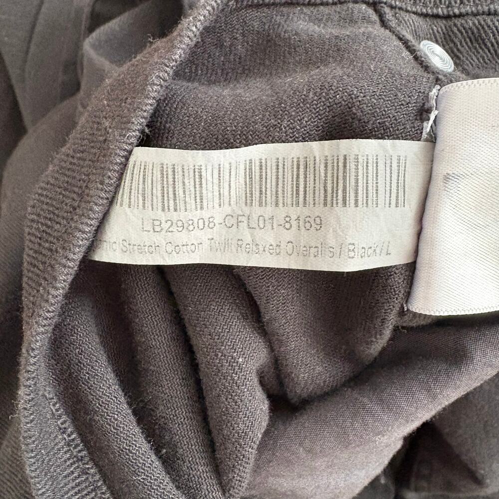 Quince Organic Stretch Cotton Twill Relaxed Overalls L - Picture 3 of 11